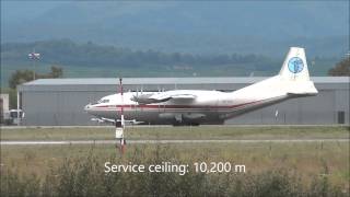 Antonov An12BK Ukraine Air Alliance URCAH [upl. by Stetson]