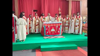 St Marys Church Changanacherry Holy Mass Live Bishop Franco [upl. by Fadden]