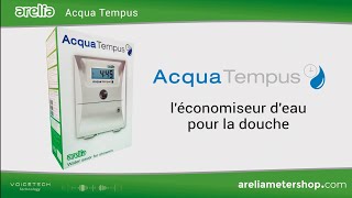 Temporisateur minuteur de douche électronique économie deau et dénergie  Acqua Tempus [upl. by Viens747]