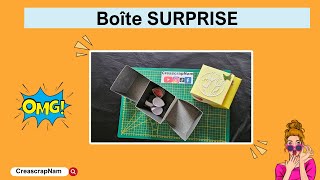 TUTO SCRAP Libérez votre créativité pour REALISER une splendide et superbe boîte SURPRISE art [upl. by Priscella]