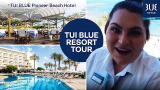 TUI BLUE Pioneer Beach Hotel Cyprus  Resort Tour [upl. by Llehcam]