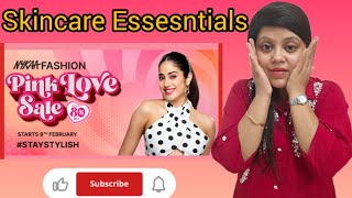 Nykaa Skincare Haul Skincare Haul 2024 Nykaa Pink Love Sale 2024 Review [upl. by Adnuahs]