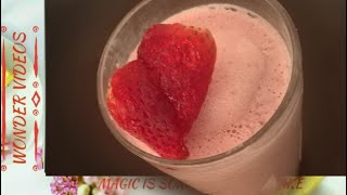 Strawberry Krushers  KFC Style Strawberry Krushers at Home WunderVideos [upl. by Atilemrac]