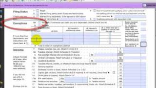 How to Fill Out your Income Tax Form 1040 [upl. by Lazes944]