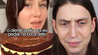 historias bizarras do tiktok com comida no fundo [upl. by Deraj]