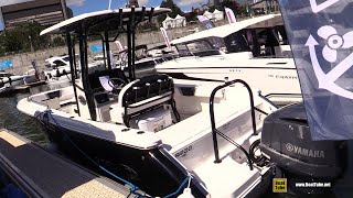 2020 Robalo R230 Boat Walkaround Tour  Montreal In Water Boat Show [upl. by Livvyy]