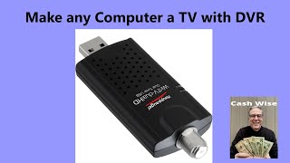 Turn any PC into a TV and DVR with Hauppauge WinTV TV Tuner Cut the Cord by Cash Wise [upl. by Alla]