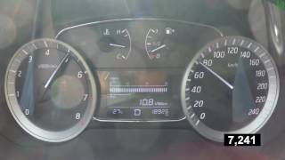 Nissan Tiida  acceleration 0100 kmh Racelogic [upl. by Grimonia984]