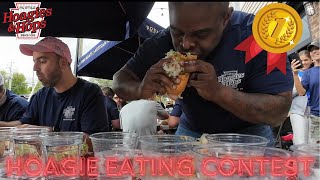 HOAGIE EATING CONTEST  Hoagies amp Hops  2024 [upl. by Naahsar]