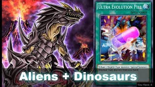 Dinosaurs  Aliens ft Ultimate Tyranno YuGiOh Duel Links Ultra Evolution Pill [upl. by Searle]