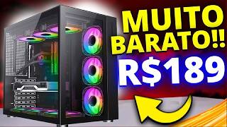 TOP 5 Melhores GABINETES GAMER CUSTO BENEFÍCIO E BARATOS Com Fans 2024 ATUALIZADOS E COMPLETOS [upl. by Lorimer]