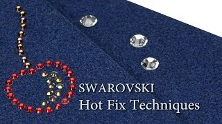 Artbeads Quick Tutorial  Swarovski Hotfix Techniques with Nick Regine [upl. by Satsoc]