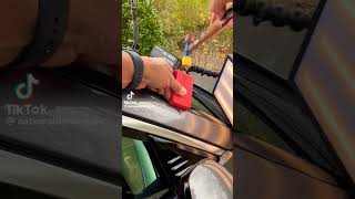 A classic National Dent Repair asmr asmrvideo pdr car carrepair detailing [upl. by Enneyehc]