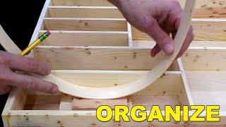 Making a perfectfit custom kitchen drawer organizer [upl. by Angelia]