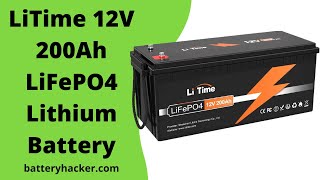 LiTime 12V 200Ah LiFePO4 Lithium Battery Review  Off Grid Solar Battery Review [upl. by Natye]