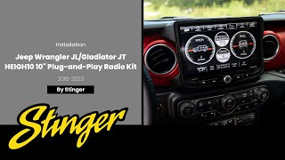 20182023 Jeep Wrangler JL amp Gladiator JT Radio Upgrade HEIGH10 Radio Kit  RB10JW18 [upl. by Aidole]