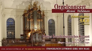 Minne Veldman  3 Brandenburgisches Konzert BWV 1048 JS Bach [upl. by Eillat]