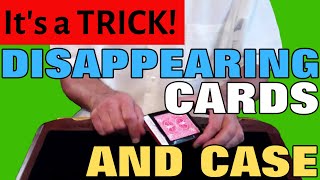 Disappearing Cards and Case Magic Trick  MagicTrickscom [upl. by Congdon]