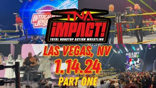 TNA IMPACT in LAS VEGAS 11424 PART 1  Nic Nemeth PCO El Hijo del Vikingo amp More [upl. by Octavius]