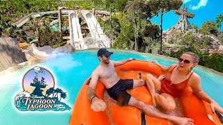 A Day At Disneys Typhoon Lagoon Water Park POV Of ALL Slides And Lunch Review [upl. by Caruso]