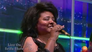 Yeshimebet Dubale singing Yewalkbet on Seifu Fantahun show [upl. by Notnroht84]