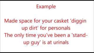 How to Rap  Wordplay pt1  Double Meanings [upl. by Enowtna]