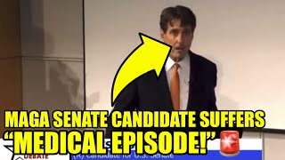 MAGA Senate Candidate Suffers “MEDICAL EPISODE” At DEBATE [upl. by Velasco]