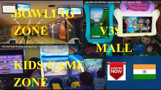 V3S Mall Laxmi Nagar Kids Zone For Gaming Bowling Playing  Media Times Services [upl. by Zelda871]