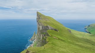 Hiking Alone to Mýlingur Faroe Islands  4K HDR [upl. by Alaehs]