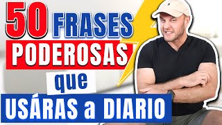 FLUIDEZ INSTANTÁNEA en 30 Minutos⏰ 50 FRASES CORTAS PERO PODEROSAS para Hablar Fácil  Educa tu Oído [upl. by Rehctaht831]