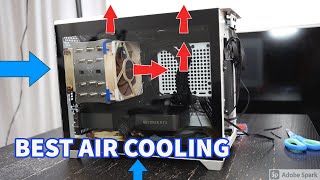 NR200 Build  Best Air Cooling Setup w Tempered Glass no compromises [upl. by Heall]