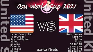 osu World Cup 2021 United States VS United Kingdom quarterfinals [upl. by Eener]