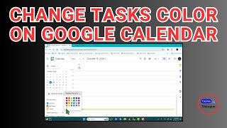 How to Change Tasks Color on Google Calendar [upl. by Karrah211]