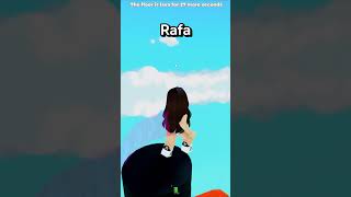 O CHÃO É LAVA NO ROBLOX shorts roblox lava [upl. by Lalib]