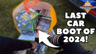 The LAST Car Boot Sale Of 2024 Video Game Hunting  My Local Car Boot Sale [upl. by Adnaugal]