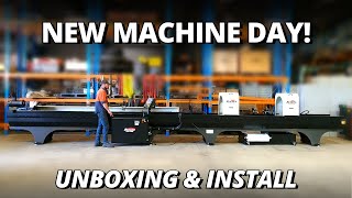 New Machine Day  Unboxing amp Install  Sunnen HTA4100 Honing Machine [upl. by Aiyot]