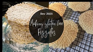 Making Gluten Free Pizzelles [upl. by Etna209]