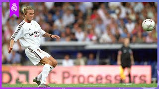 David Beckham NEXT LEVEL ASSISTS  Real Madrid [upl. by Trevorr]