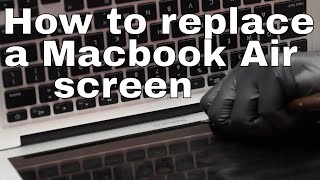 How to replace A1466 Macbook Air screen updated video [upl. by O'Meara]