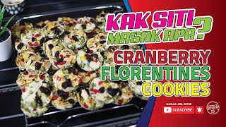 EASY CRANBERRY FLORENTINES COOKIES  BISKUT RAYA MUDAH [upl. by Horgan6]