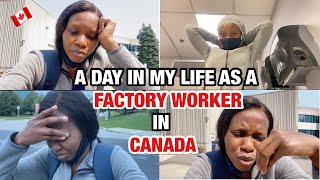 FACTORY WORK 😓  My Second JOB in CANADA  A day in my life [upl. by Ardelia]