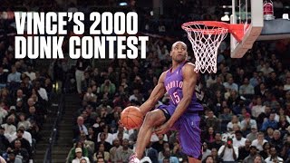 Vince Carter puts on a show in legendary 2000 Slam Dunk Contest  NBA Highlights [upl. by Nievelt]