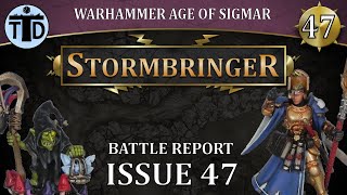 Nexus Syphon Warhammer AoS Stormbringer Issue 47 Battle Report [upl. by Edras]