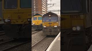 Three diesel locomotives in 20 seconds [upl. by Rosemare]