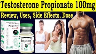 Testosterone propionate injection 100mg  Review Propiomax injection 100 mg  Uses Side Effects [upl. by Uolymme]