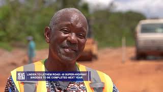 LINDEN TO LETHEM ROAD 45 SUPER HIGHWAY BRIDGES TO BE COMPLETED NEXT YEAR [upl. by Ahsyla]