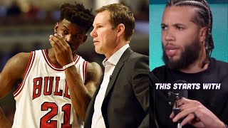 Michael CarterWilliams explains story of Jimmy Butler on former Bulls coach Fred Hoiberg [upl. by Aekin183]