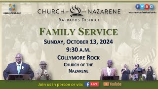 Nazarene Barbados District Family Service Quarterly  October 13 2024 [upl. by Sivraj]