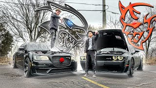 SWITCHING CARS WITH THE FASTEST DEMON HELLCAT CHALLENGER [upl. by Cerelia531]