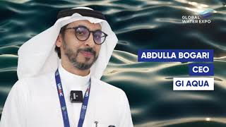 Exhibitor Interview Abdullah Bogari CEO GI Aqua Tech [upl. by Hepzi]